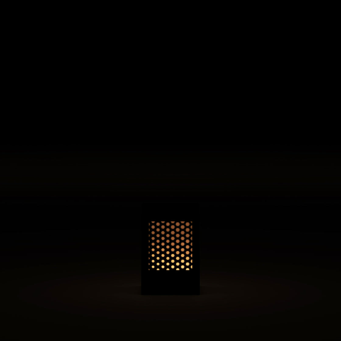 ミニ行灯 ハニカム - 置き型照明 Sサイズ