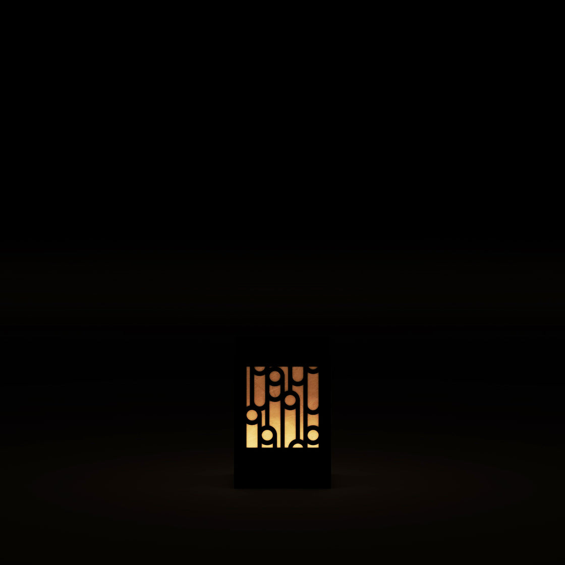 ミニ行灯 竹 - 置き型照明 Sサイズ