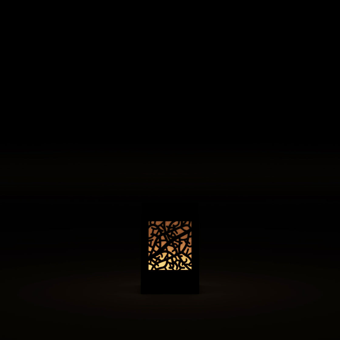 ミニ行灯 リーフ - 置き型照明 Sサイズ
